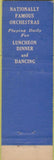 Matchbook Cover - Empire Room Rice Hotel Houston TX Midget