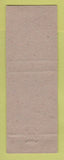 Matchbook Cover - Gulf oil gas Jones Frederick MD low phone #