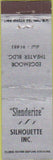 Matchbook Cover - Slederize Silhouette Inc Midget
