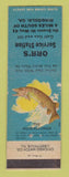 Matchbook Cover - Gulf oil gas Orr's Ringgold GA LAMINATED