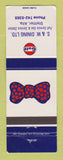 Matchbook Cover - Gulf oil gas S&W Dining Stettler AB WEAR