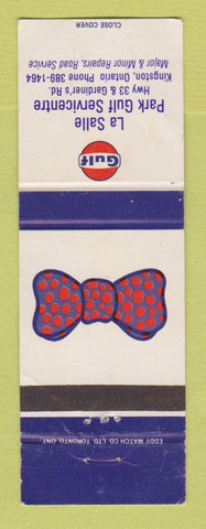 Matchbook Cover - Gulf oil gas La Salle Kingston ON WEAR