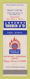 Matchbook Cover - Gulf oil gas GF Kiesey St Louis MO