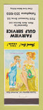 Matchbook Cover - Gulf oil gas Fairview Hillbilly