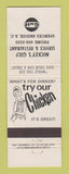 Matchbook Cover - Gulf oil gas Mickey's Spences Bridge BC WEAR