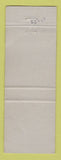 Matchbook Cover - Gulf oil gas Drift Inn Consecon ON OWRN