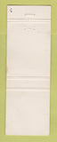 Matchbook Cover - Gulf oil gas B&A McLennan AB WEAR