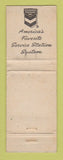 Matchbook Cover - Standard oil gas Clean Restrooms WORN