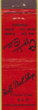 Matchbook Cover - Half Pint Shop New York Brooklyn NY Midget