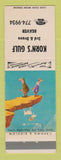 Matchbook Cover - Gulf oil gas Korn's Beaver PA