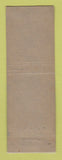 Matchbook Cover - Gulf oil gas Clarence Hess Lancaster PA LAMINATED