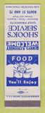 Matchbook Cover - Gulf oil gas Shook's