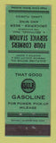 Matchbook Cover - Gulf oil gas Four Corners Largo FL LAMINATED