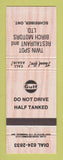 Matchbook Cover - Gulf oil gas Twin Spot Restaurant Birch Motors Schreiber ON