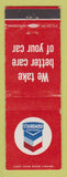 Matchbook Cover - Standard oil gas Take Care of Your Car WEAR