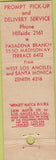 Matchbook Cover - Averill Morgan Cleaners Hollywood CA Midget