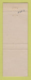 Matchbook Cover - Gulf oil gas Cary & Brooks Lyndon KY