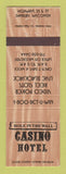 Matchbook Cover - Casino Hole in the Wall Hotel Danbury WI