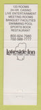 Matchbook Cover - Casino Lakeside Inn Lake Tahoe NV