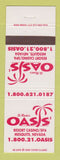 Matchbook Cover - Casino Oasis Resort Mesquite NV