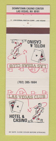 Matchbook Cover - Casino Las Vegas Club NV hotel
