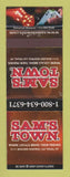 Matchbook Cover - Casino Sam's Town Las Vegas NV