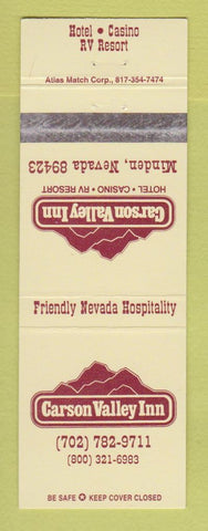 Matchbook Cover - Casino Carson Valley Inn Minden NV