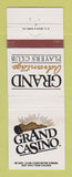 Matchbook Cover - Casino Grand Players Club Advantage