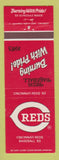 Matchbook Cover - Cincinnati Reds Baseball 1983 Schedule OH