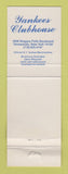 Matchbook Cover - New York Yankees Baseball Clubhouse Tonawanda NY