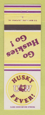 Matchbook Cover - Washington Huskies Football 1981 Schedule