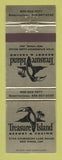 Matchbook Cover - Casino Treasure Island Red Wing MN