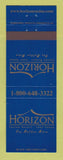 Matchbook Cover - Casino Horizon Resort Lake Tahoe NV