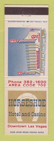 Matchbook Cover - Casino Horseshoe Las Vegas NV