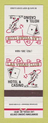 Matchbook Cover - Casino Las Vegas Club NV hotel