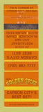 Matchbook Cover - Casino Golden Spike Carson City NV WEAR