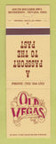 Matchbook Cover - Casino Old Vegas Henderson NV
