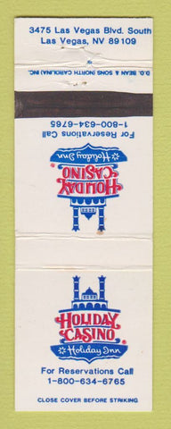 Matchbook Cover - Casino Holiday Inn Las Vegas NV