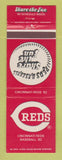 Matchbook Cover - Cincinnati Reds Baseball1982 Schedule OH