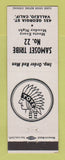 Matchbook Cover - Samoset Tribe Vallejo CA Order of Red Men