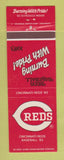 Matchbook Cover - Cincinnati Reds Baseball1983 Schedule OH