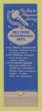 Matchbook Cover - Hollywood Knickerbocker Hotel Hollywood CA