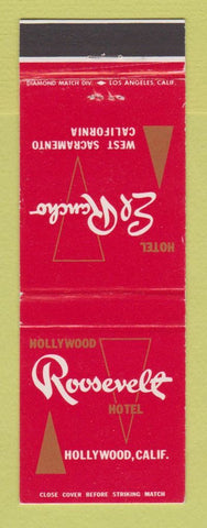 Matchbook Cover - Hollywood Roosvelt CA El Ranch Sacramento