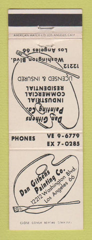 Matchbook Cover - Dan Githens Painting Los Angeles CA
