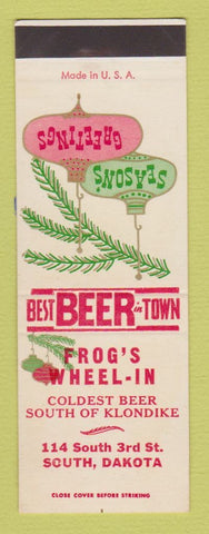 Matchbook Cover - Frog's Wheel In SD SAMPLE Christmas