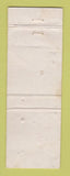 Matchbook Cover - Mobil oil gas Gargoyle WM Van Dell Detroit MI POOR