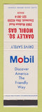 Matchbook Cover - Mobil oil gas Oakley Square Cincinnati OH