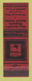 Matchbook Cover - Mobil oil gas Allen Ratcliff's Magnolia Bossier City LA WEAR