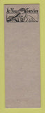 Matchbook Cover - Mobil oil gas Lange's Cheyenne WY LAMINATED