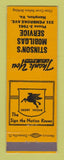 Matchbook Cover - Mobil oil gas Stinson's Hampton VA LAMINATED